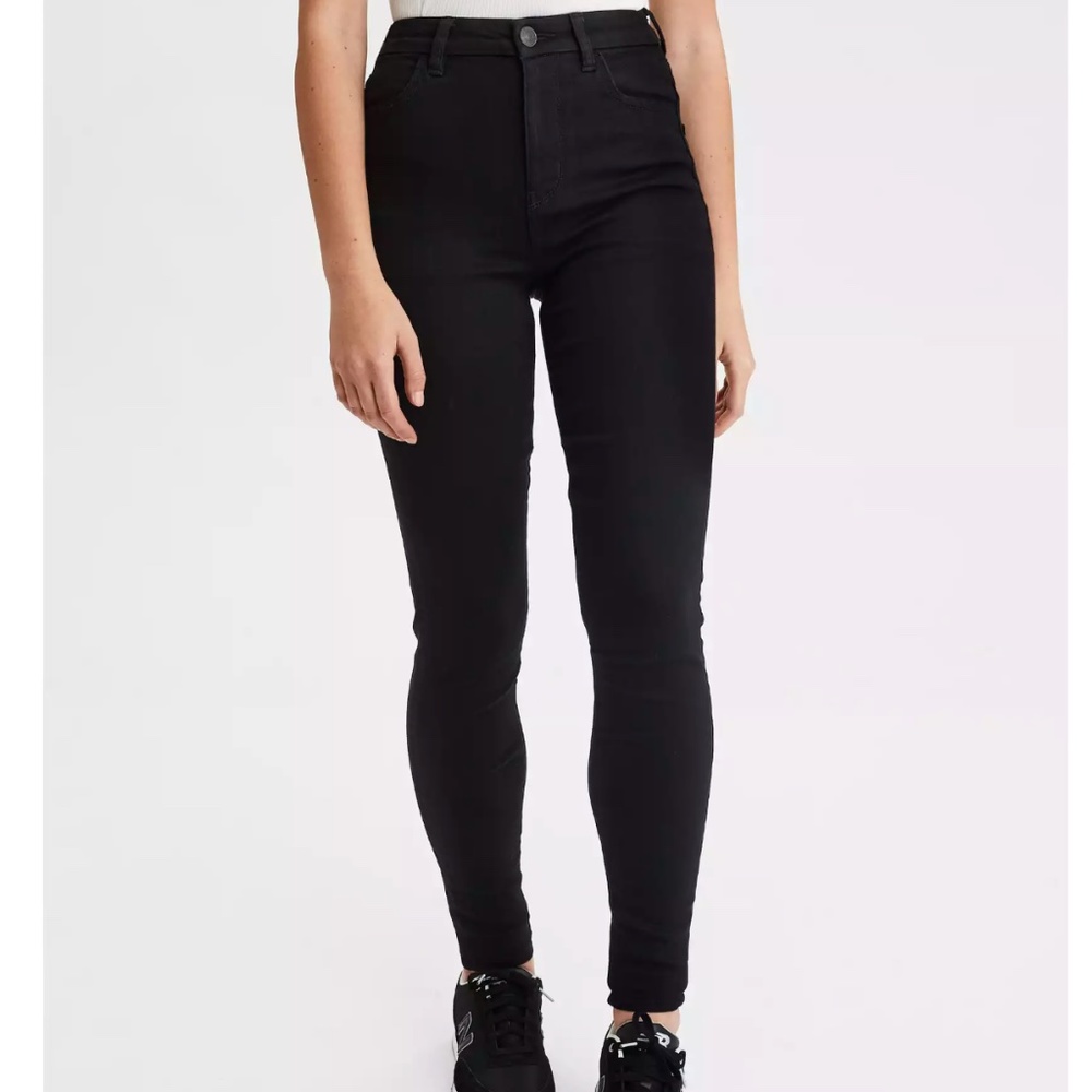 American Eagle Curvy Hi Rise Jegging Next Level Stretch 10 short